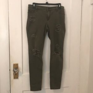 Hollister low rise skinny jeans